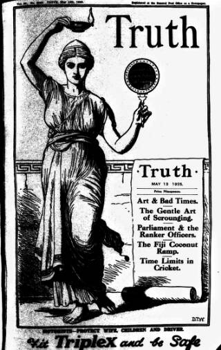 cover page of Truth published on May 13, 1925